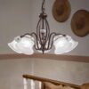Ferroluce Classic Ferrara Lampadario 5 luci c194 5