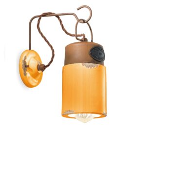 Ferroluce Retro Industrial applique C1621VIG scaled