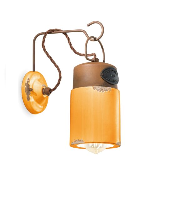 Ferroluce Retro Industrial applique C1621VIG scaled