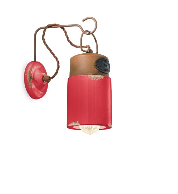 Ferroluce Retro Industrial applique C1621VIR scaled