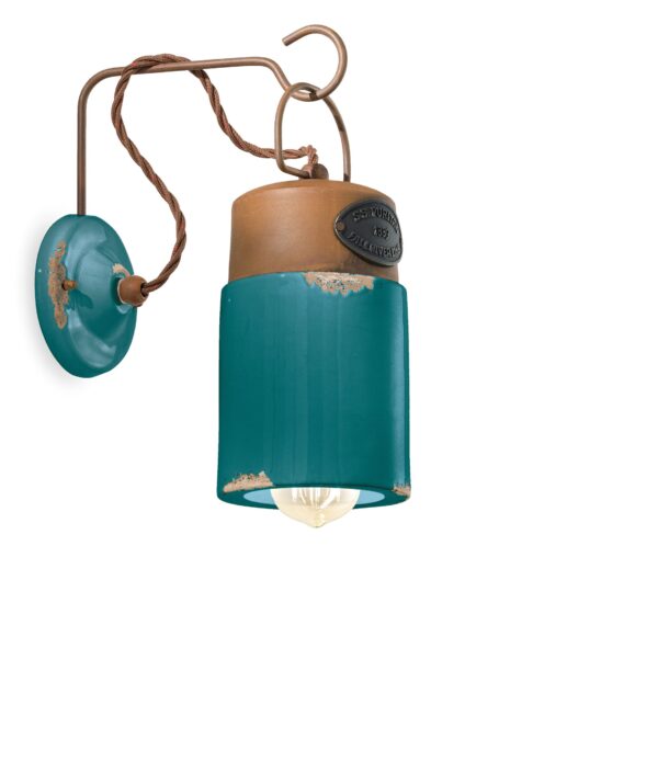 Ferroluce Retro Industrial applique C1621VIV scaled