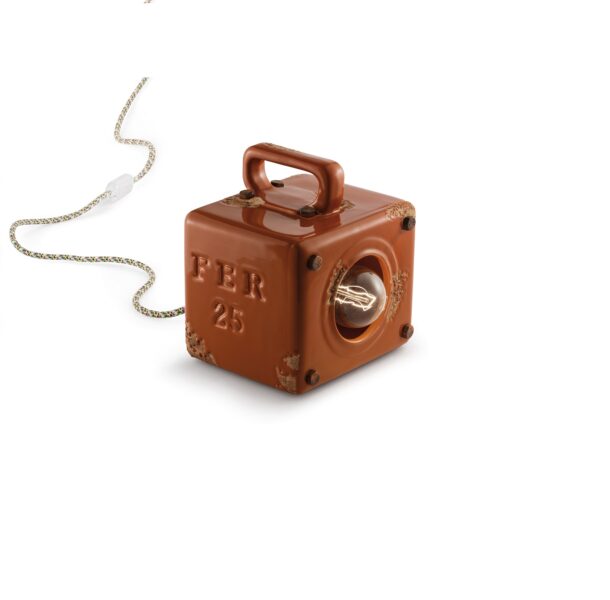 Ferroluce Retro Industrial lampada tavolo C1650VIO