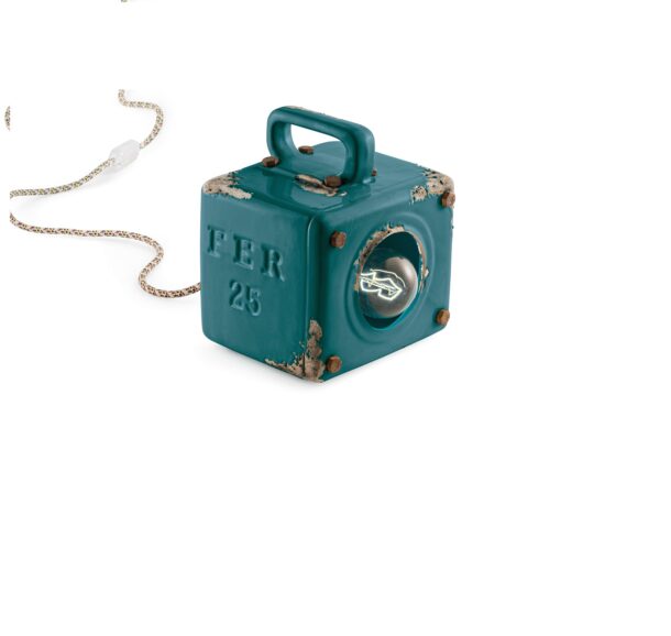 Ferroluce Retro Industrial lampada tavolo C1650VIV