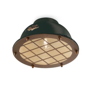 Ferroluce Retro Industrial plafoniera C1760VIN