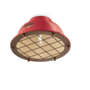Ferroluce Retro Industrial plafoniera C1760VIR