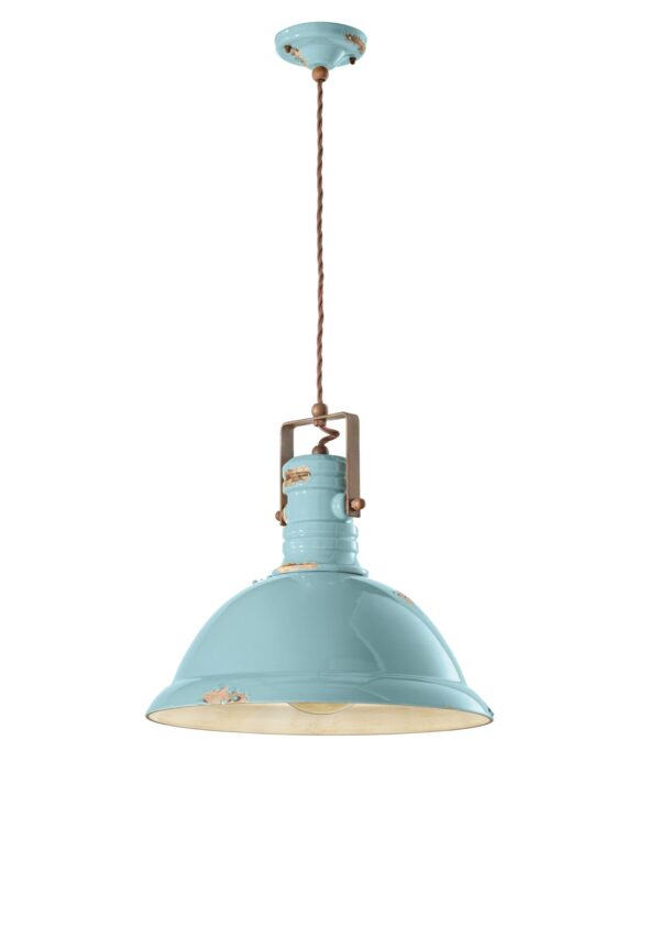 Ferroluce Retro Industrial sospensione C1690VIA scaled