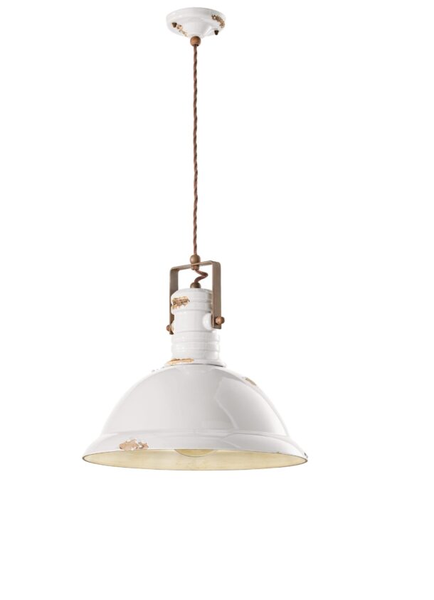 Ferroluce Retro Industrial sospensione C1690VIB scaled