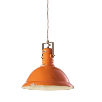 Ferroluce Retro Industrial sospensione C1690VIO scaled
