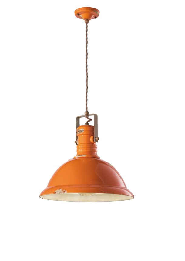 Ferroluce Retro Industrial sospensione C1690VIO scaled