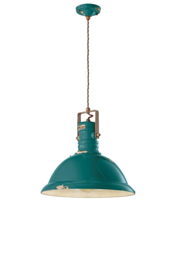 Ferroluce Retro Industrial sospensione C1690VIV scaled