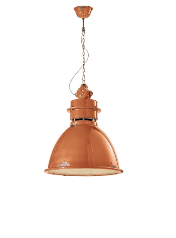 Ferroluce Retro Industrial sospensione C1750VIO scaled