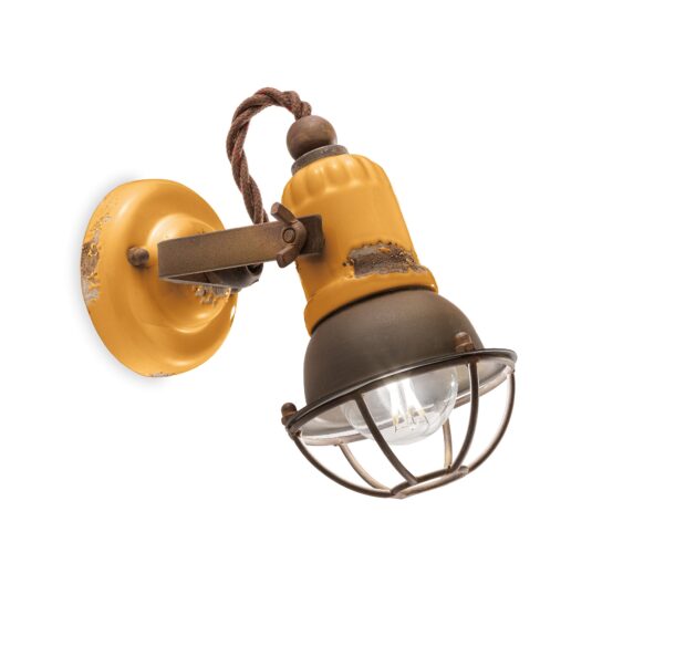 Ferroluce Retro Loft applique C1675 1VIG