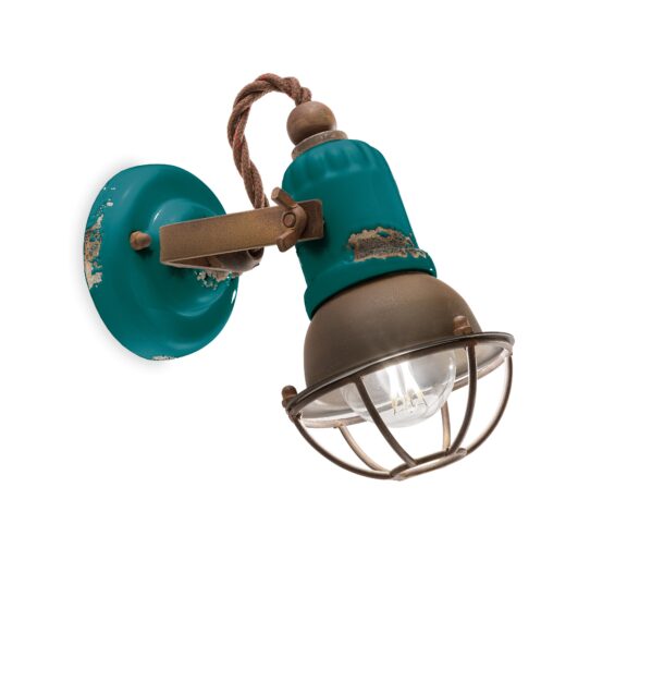 Ferroluce Retro Loft applique C1675 1VIV