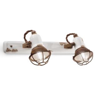 Ferroluce Retro Loft applique C1676 1VIB