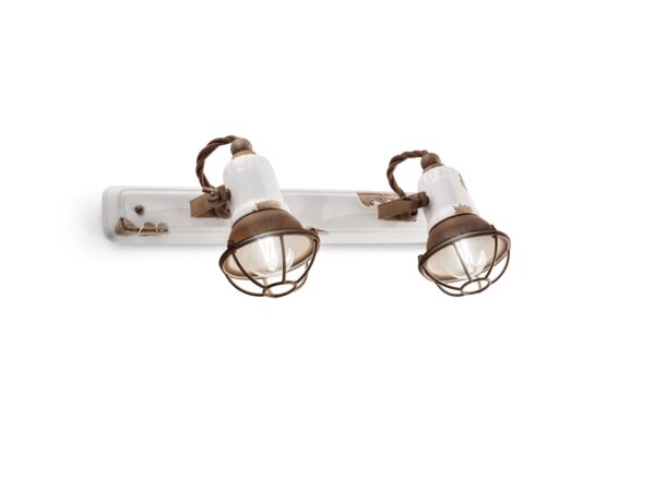 Ferroluce Retro Loft applique C1676 1VIB