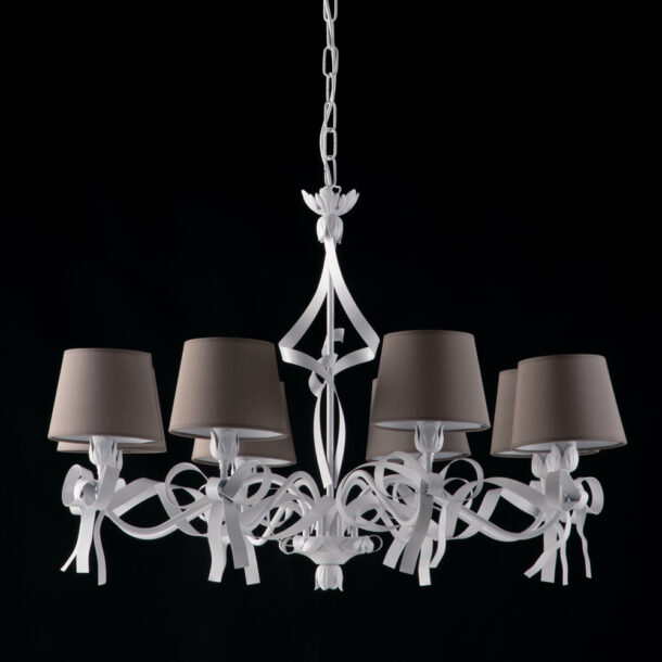 Bonetti Lucy Lampadario 8 luci BL184 8 BCO