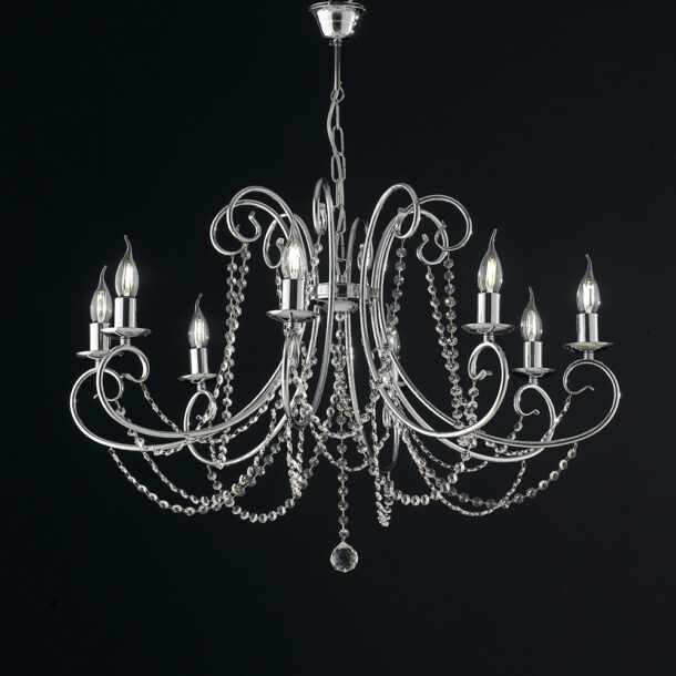 Bonetti Magda lampadario 8 luci BL146 8 CR
