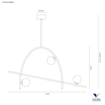 VIVIDA FREEDOM SOSPENSIONE 0058.30 DISEGNO m