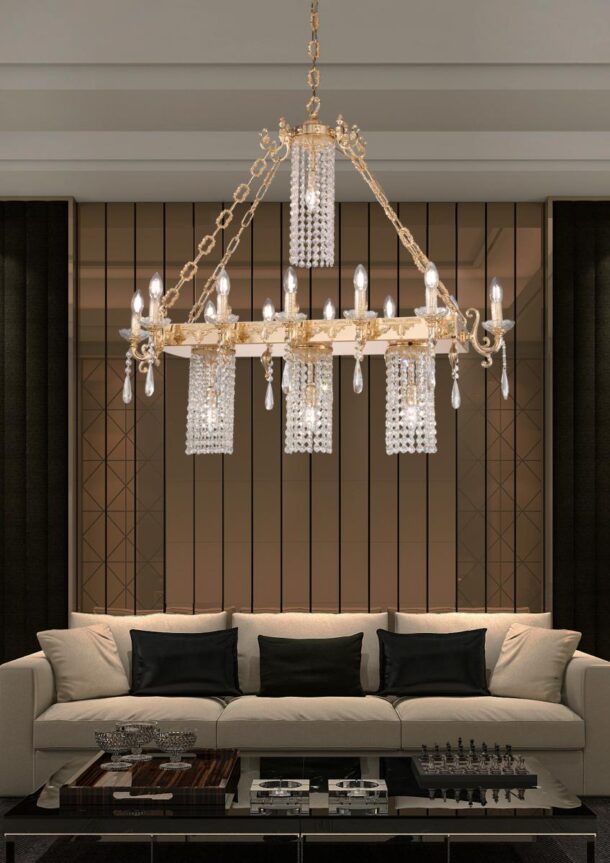 Arredoluce Luxury collection Lampadario 589 16A