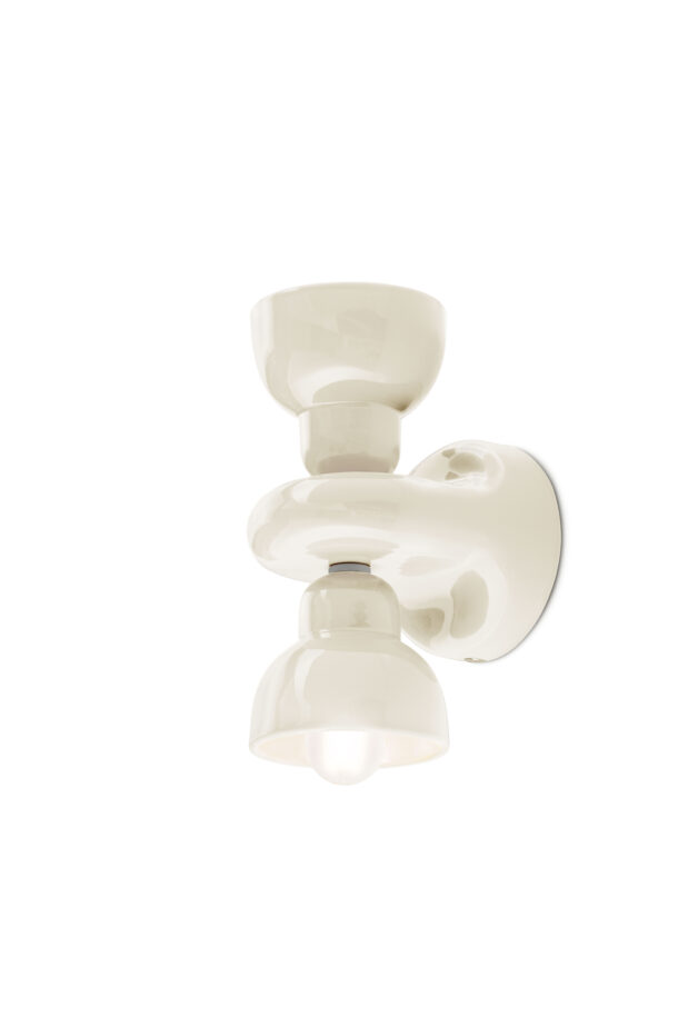 Ferroluce Deco Berimbau applique C2601CRM scaled