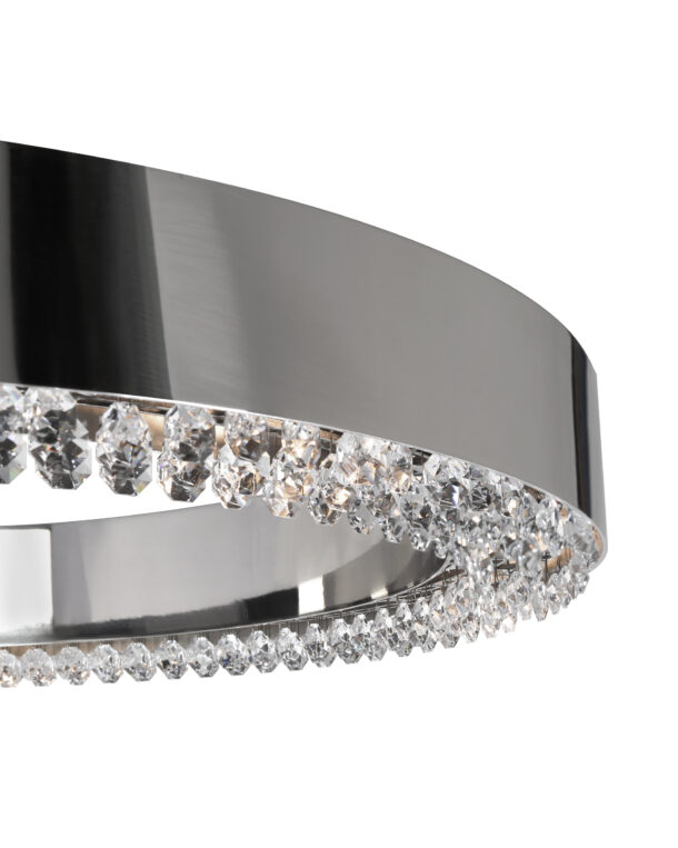 Castro Lighting Metis 9640 80 Suspension Nickel Brass Finish Swarovski Crystals detail WEB