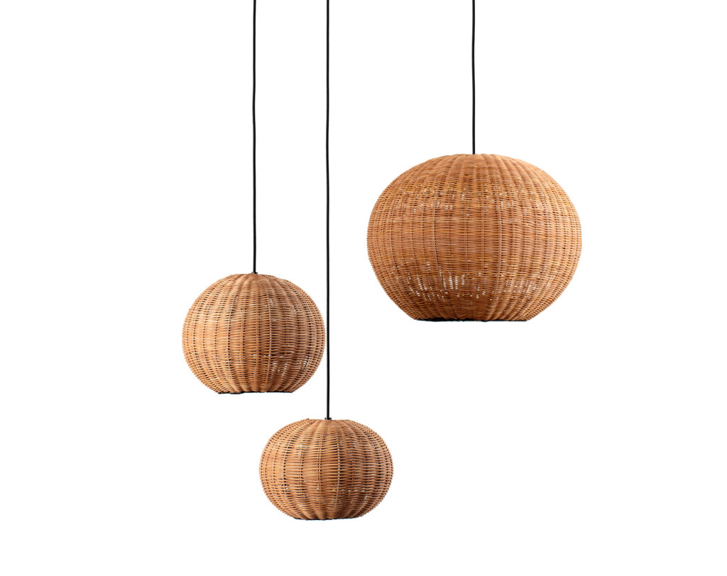Faro Barcelona Haka sospensione 65134 73 L3 - Lampade in rattan