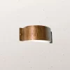 Applique per esterno con fascia in ferro o rame