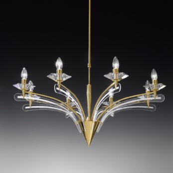 Metal Lux Icaro 198.188 Lampadario 6 luci finitura oro