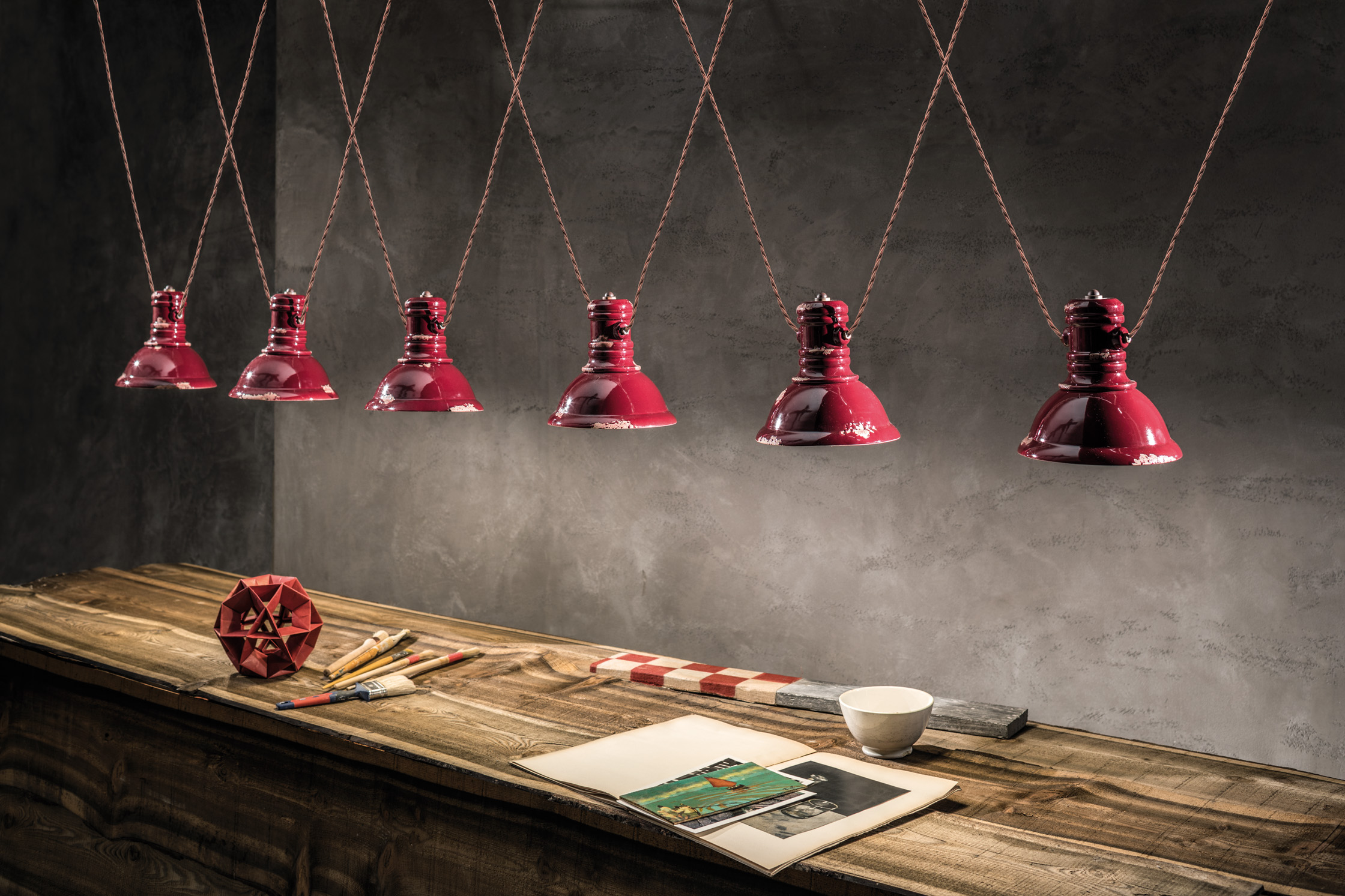 lampada a sospensione ceramica