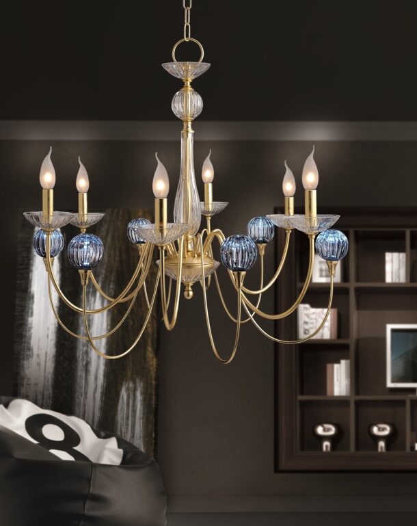 Arredoluce lampadario 9001 6+