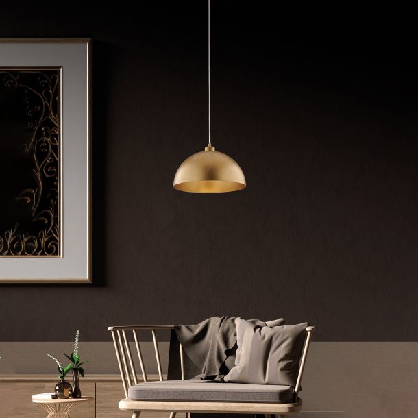 BeLight Marcus Pendant lamp BL289-1-DM35-ORO-AMB