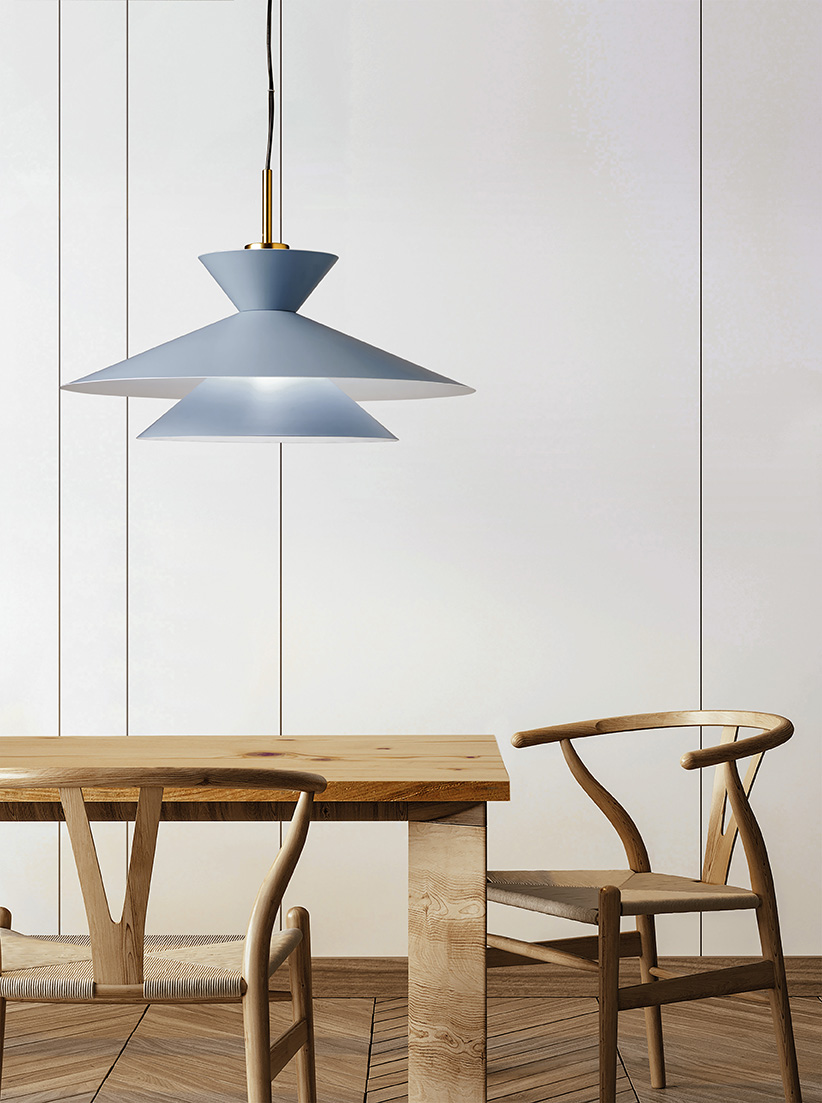 wall mock up in bright dining room interior, farmhouse style, 3