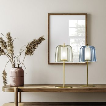 Mockup frame in farmhouse living room interior, 3d render