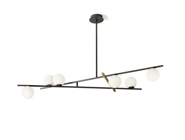 1744.329 Kika Sospensione 6luci Accesa Millox