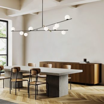 Stylish,Dining,Room,Interior,With,Chairs,And,Table,On,Hardwood