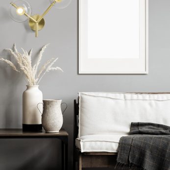 Miloox Camely 1744.303_2-light wall lamp_Gold_Ami