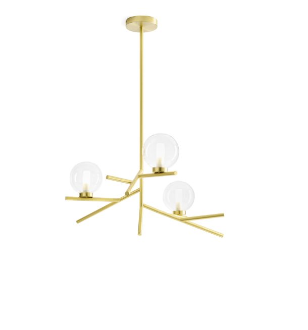 Miloox Camely 1744.307 Sospensione 3luci Gold A