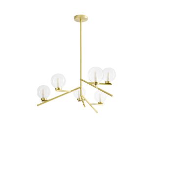 Miloox Camely 1744.308 Sospensione 6luci Gold Spt