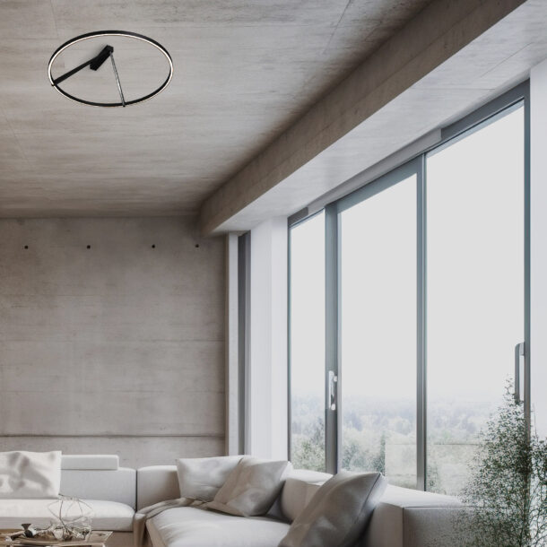 Vivida Meridiana ceiling lamp  diam. 80 black am