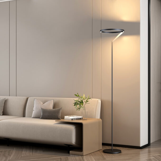 Vivida Meridiana floor lamp - black