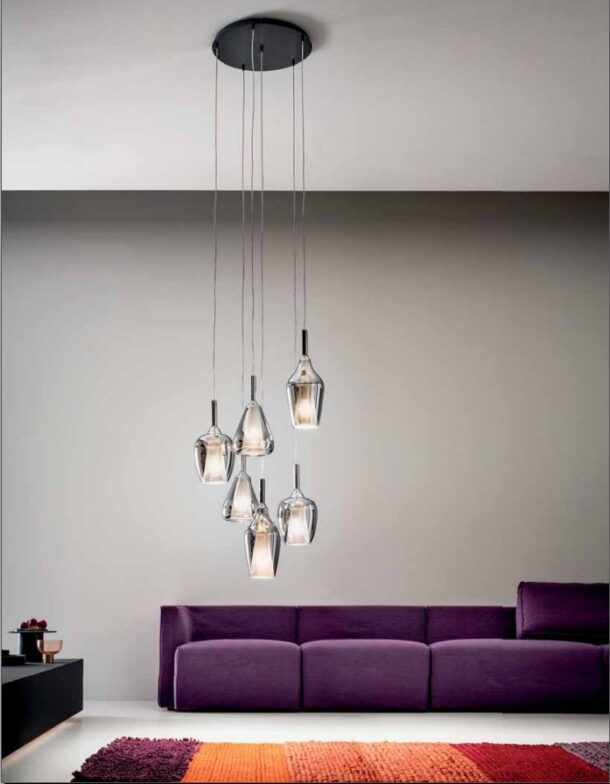 Gea Luce sospensione ofelia 6 luci