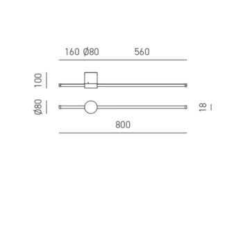 Gea Luce wall lamp  ENILA_A_