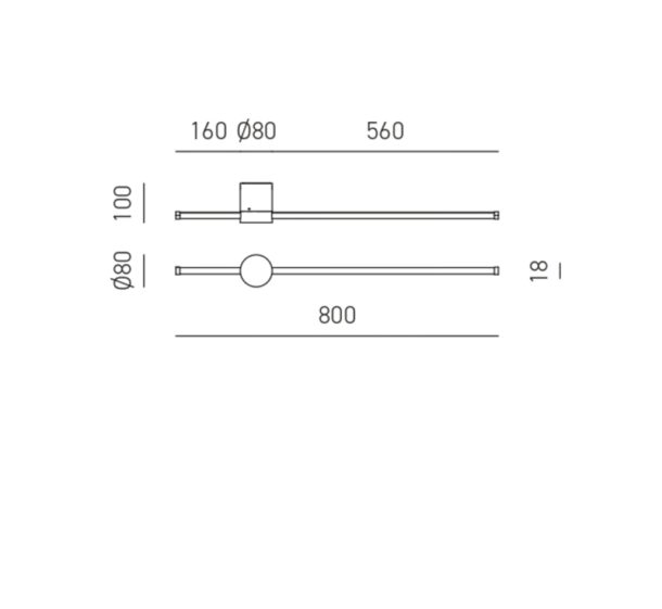 Gea Luce wall lamp  ENILA_A_