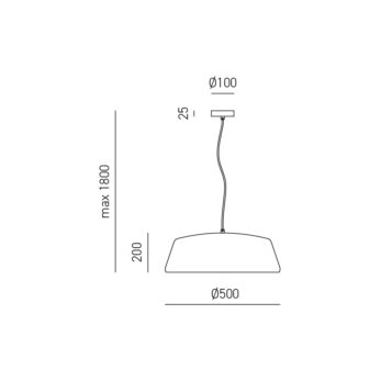 Gea Luce pendant  lamp  BLANCA DT