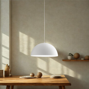 Gea Luce pendant lamp Bonella white