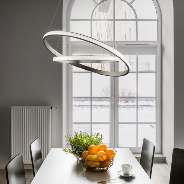 Gea Luce Iole S/2 Titanium pendant lamp - am