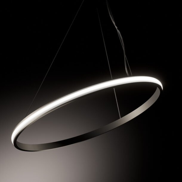 Gea Luce pendant lamp  IOLE_S1 titanium