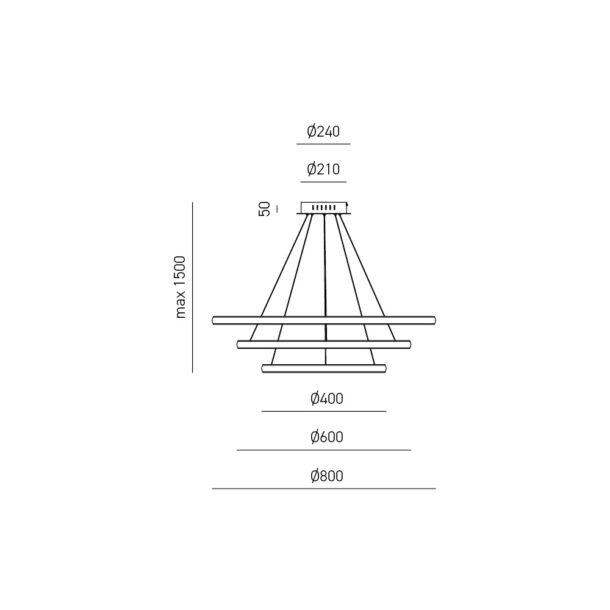 Gea-Luce pendant lamp-IOLE-S3 - DT