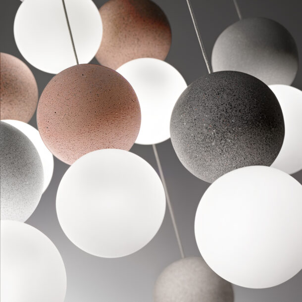Gea Luce Sfera 6-Light Suspension Ø30 Cm - Image 3