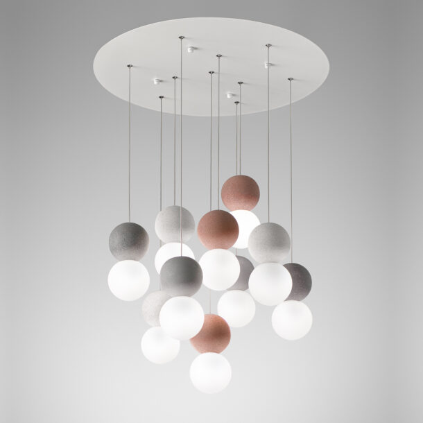 Gea Luce Sfera 10-light pendant lampi Ø 60 cm - Image 2